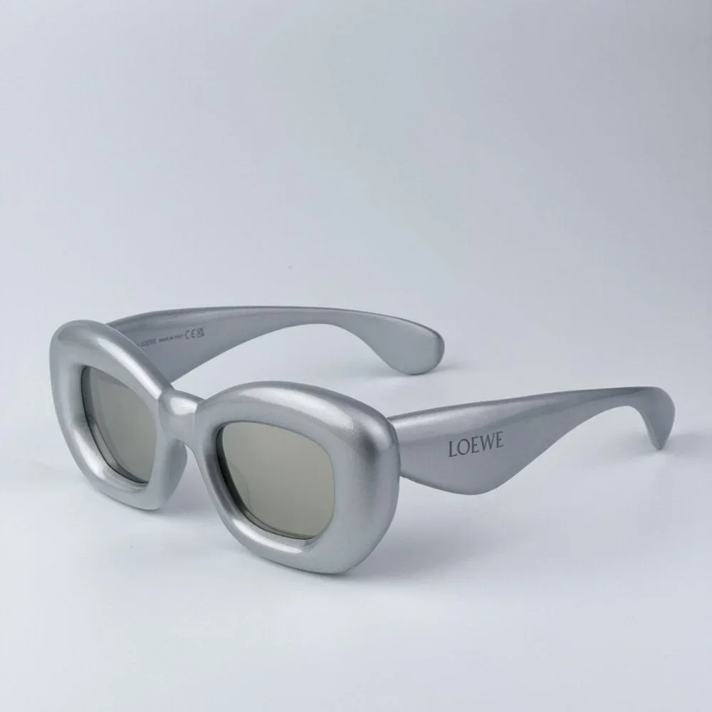 Loewe Men BRAND NEW Sunglasses LW40117I 20C Metallized Grey Smoke Mirror